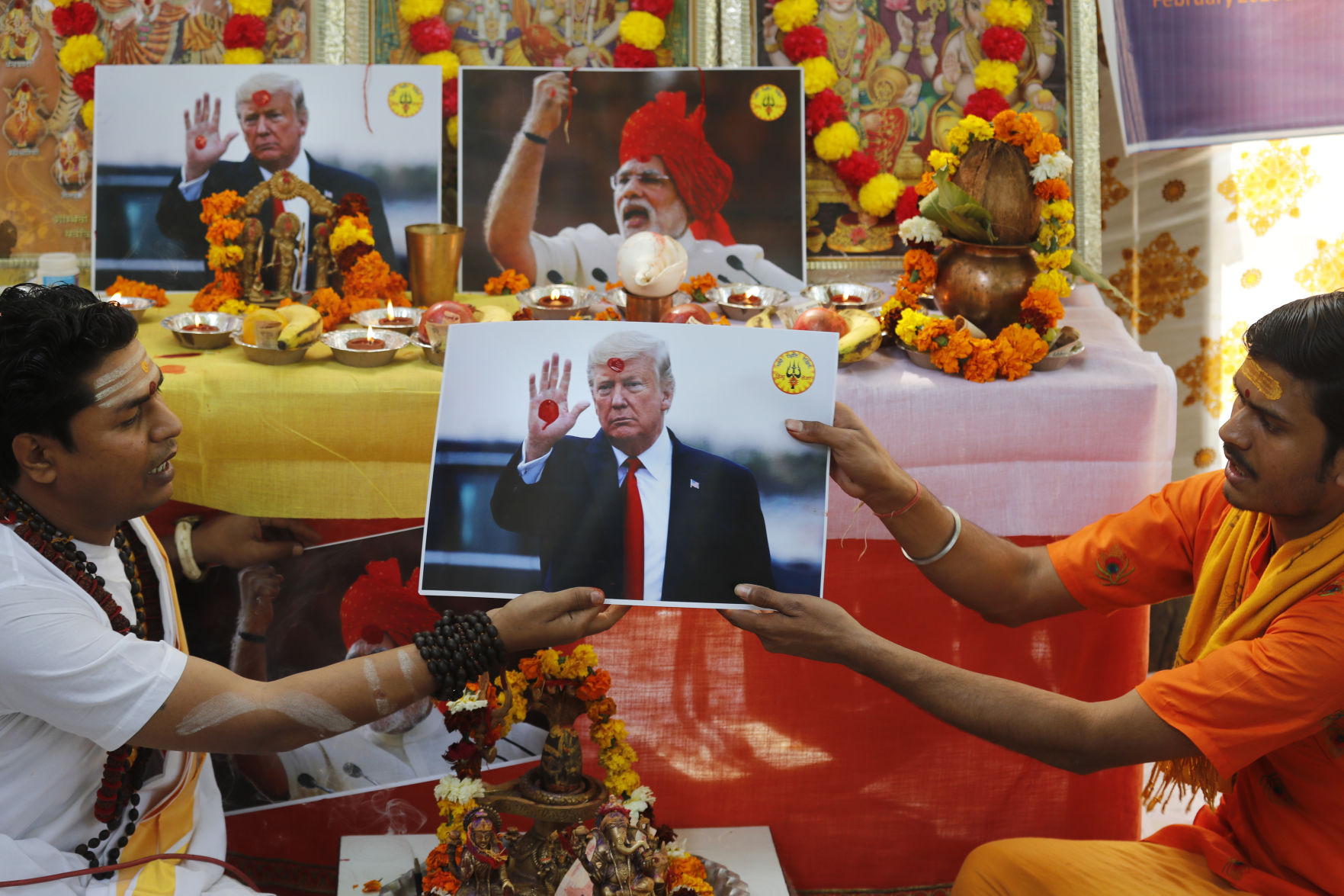India Namaste Trump
